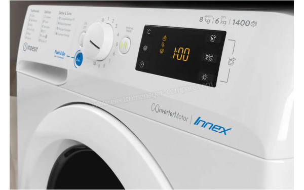 INDESIT BDE761682XWFRN - Panneau de commandes