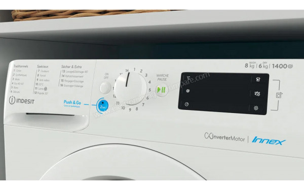 INDESIT BDE861483XWFRN - Panneau de commandes