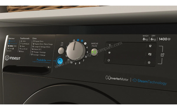 INDESIT BDE86435BKVFR - Panneau de commandes