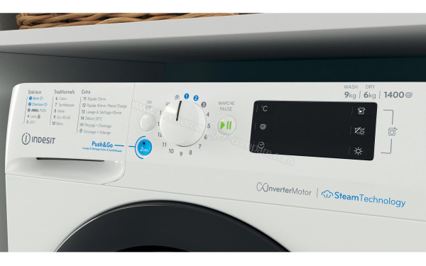 INDESIT BDE96435WKVFR - Panneau de commandes