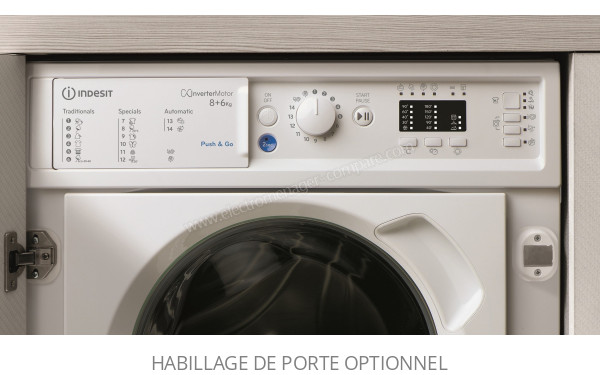 INDESIT BIWDIL861485EU - Panneau de commandes