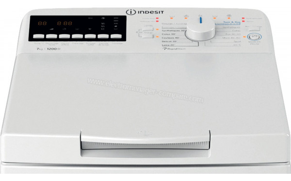 INDESIT BTW7251CRF - Panneau de commandes
