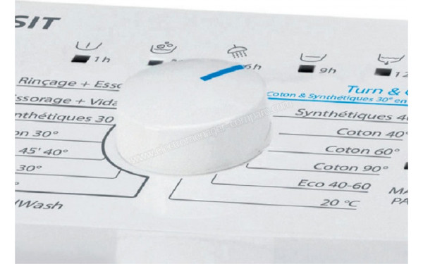 INDESIT BTWCL50300FR/N - Vue des programmes