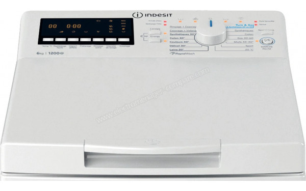 INDESIT BTWDS6261FR - Panneau de commandes