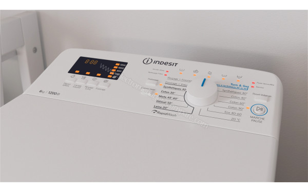 INDESIT BTWHS62400FRN - Panneau de commandes