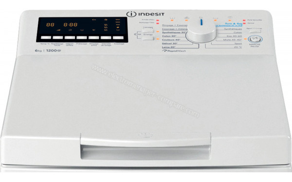 INDESIT BTWHS6261FR - Panneau de commandes