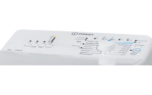 INDESIT BTWL6230FR/N - Vue des programmes