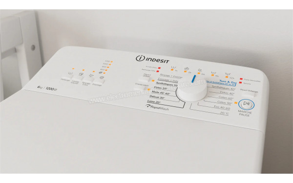 INDESIT BTWL6240FR/N - Panneau de commandes