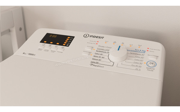 INDESIT BTWS60400FR/N - Panneau de commandes