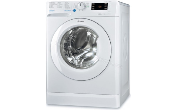 INDESIT BWBE81484XWFR N - Vue 3/4 droite