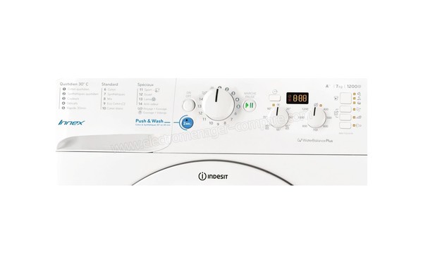 INDESIT BWD 71252 W FR - Panneau de commandes