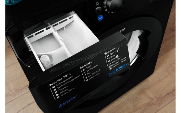 INDESIT BWE 71453X K FR - Bac &agrave; produits (cr&eacute;dit : Darty)