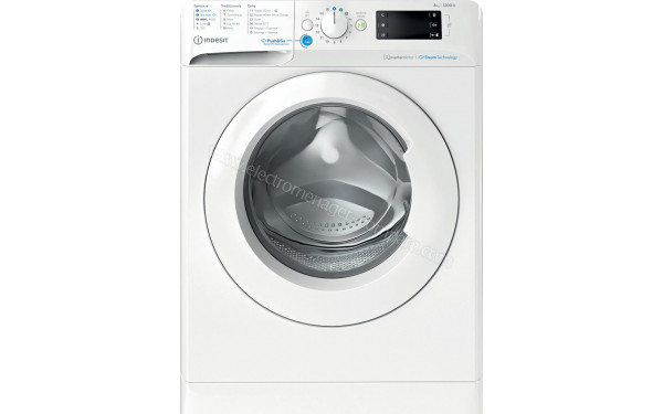 INDESIT BWE8127XWVFR - Vue de face