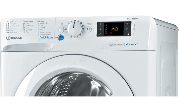 INDESIT BWE91484XWFRN - Panneau de commandes