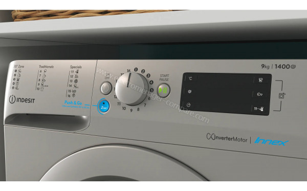 INDESIT BWE91485XSEUN - Panneau de commandes