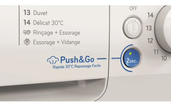 INDESIT BWE91497XWVFR - Vue des programmes