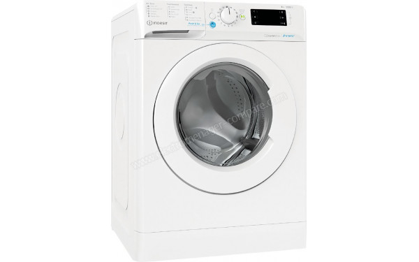 INDESIT BWEW81284XWFRN - Vue 3/4 gauche