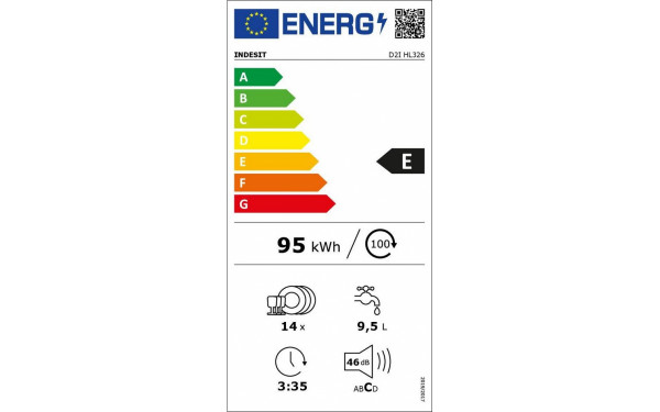 INDESIT D2IHL326 - &Eacute;tiquette &eacute;nergie v2