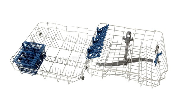 INDESIT DFP 27B16 NX FR - Vue des paniers (cr&eacute;dit : Boulanger)