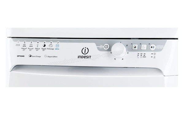 INDESIT DFP 28B16 FR - Panneau de commandes (cr&eacute;dit : Darty)