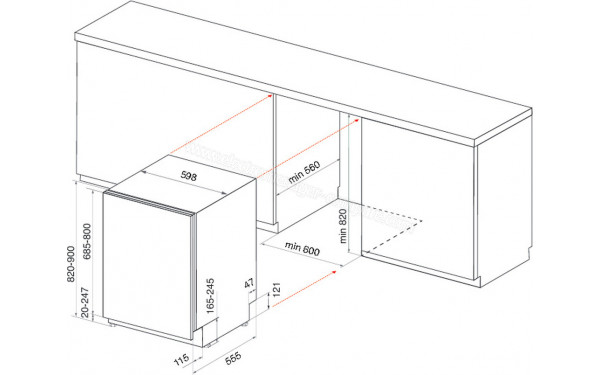 INDESIT DIC 3C24 AC S - Sch&eacute;ma technique