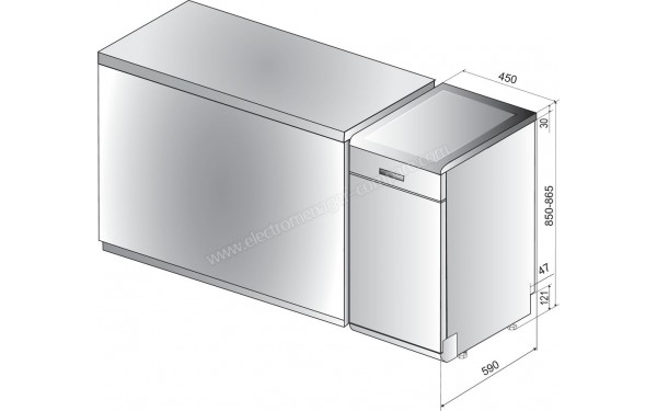 INDESIT DSFC 3T117 - Sch&eacute;ma technique