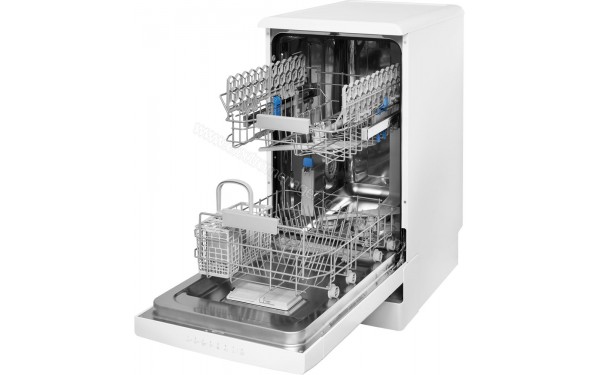 INDESIT DSFC 3T117 - Vue 3/4 droite avec porte ouverte