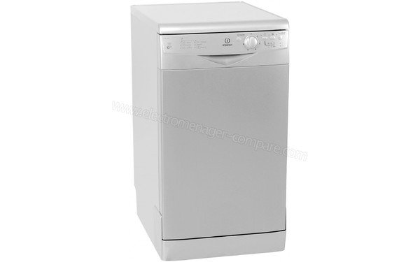 INDESIT DSG 263 S FR - Vue 3/4 gauche (cr&eacute;dit : Darty)