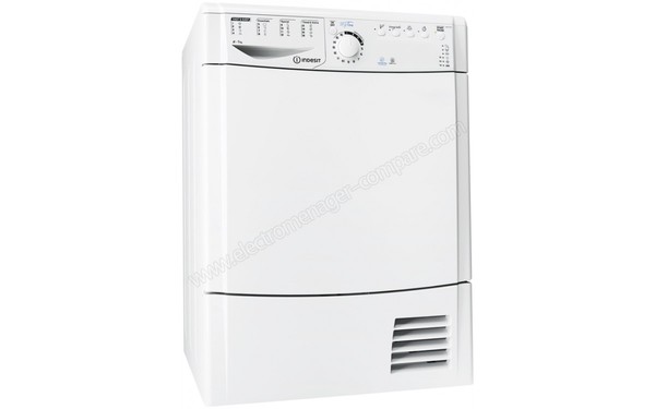 INDESIT EDPA 745 A1 ECO (EU) - Vue 3/4 gauche (cr&eacute;dit : Darty)