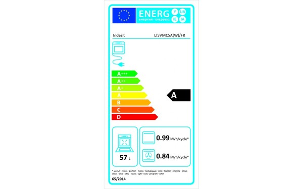 INDESIT EI5VMC5A (W)/FR - &Eacute;tiquette &eacute;nergie