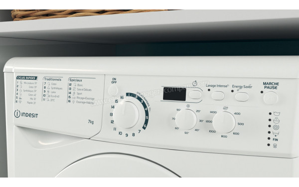 INDESIT EWD71452WFRN - Panneau de commandes