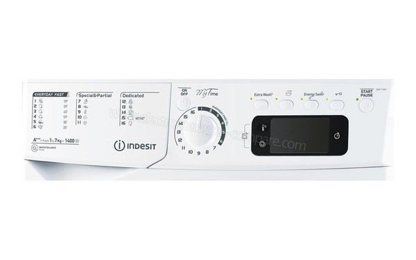 INDESIT EWE 71483 W EU - Panneau de commandes
