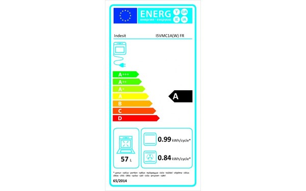 INDESIT I5VMC1A (W)/FR - &Eacute;tiquette &eacute;nergie