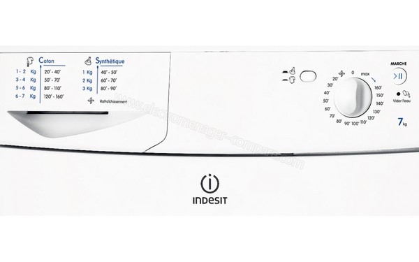 INDESIT IDC 75 B (FR) - Panneau de commandes
