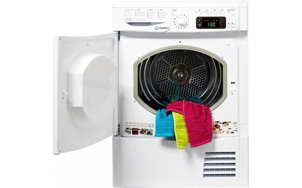 INDESIT IDCE H G45B (FR) - Vue de face porte ouverte (cr&eacute;dit : Boulanger)
