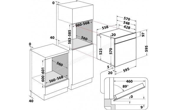 INDESIT IFWS 6540 C IX - Sch&eacute;ma technique