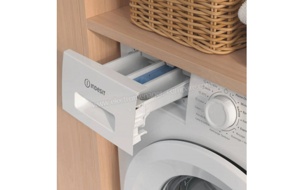 INDESIT IMW862MYTIMEFR - Zoom sur le tiroir lessiviel