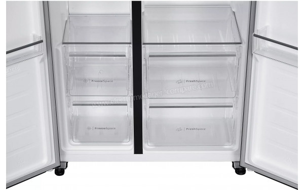 INDESIT INGF6441XP4E - Bacs fra&icirc;cheurs partie r&eacute;frig&eacute;rateur et tiroirs partie cong&eacute;lateur