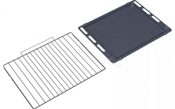 INDESIT IO255CSX - Vue de la grille et du l&egrave;chefrite