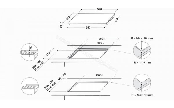 INDESIT IS 27Q60 NE - Sch&eacute;ma technique