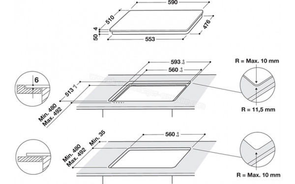 INDESIT IS 33Q60 NE - Sch&eacute;ma technique