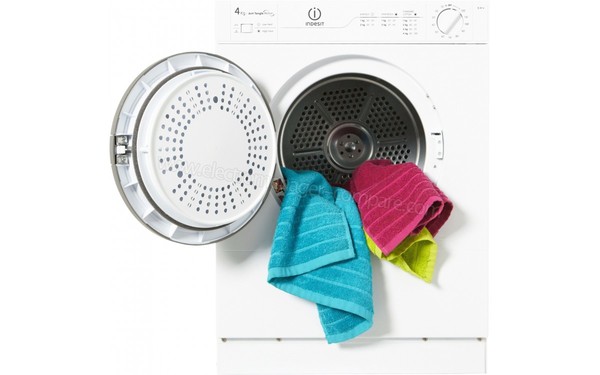 INDESIT IS 41 V (EX) - Vue de face porte ouverte (cr&eacute;dit : Boulanger)