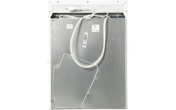 INDESIT IS 41 V (EX) - Vue de l'arri&egrave;re (cr&eacute;dit : Boulanger)