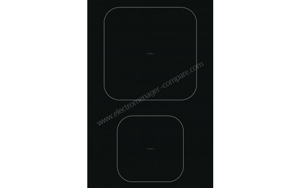 INDESIT IS 83Q60 NE - Vue des foyers &agrave; induction