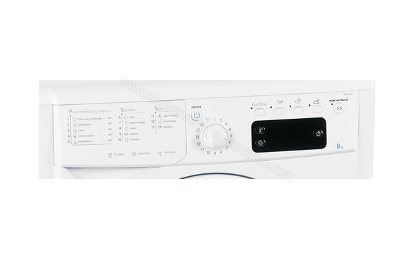 INDESIT IWE 81482 B (FR) - Panneau de commandes
