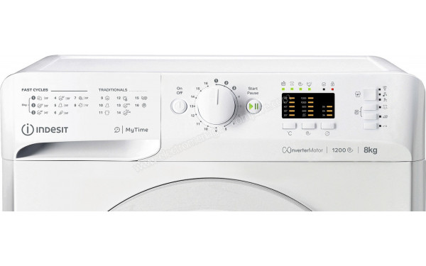 INDESIT MTWA 81283 W EU - Panneau de commandes