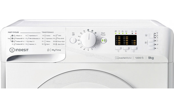 INDESIT MTWA 91283 W EE - Panneau de commandes