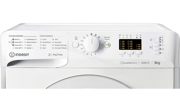 INDESIT MTWA 91283 W FR - Panneau de commandes