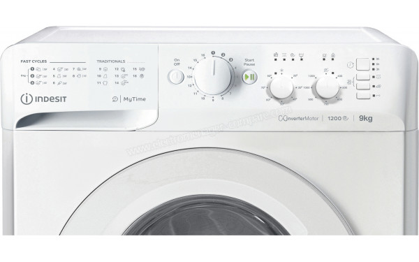 INDESIT MTWC91283WEU - Panneau de commandes