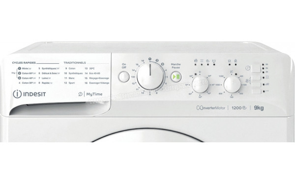 INDESIT MTWC91295WFR - Panneau de commandes